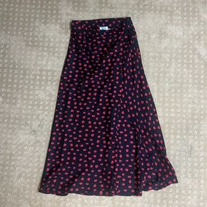 princess polly slit midi skirt